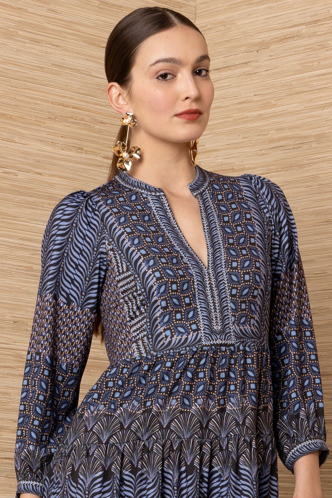 Wilder Dress in Navy by Hale Bob Jilli Boutique