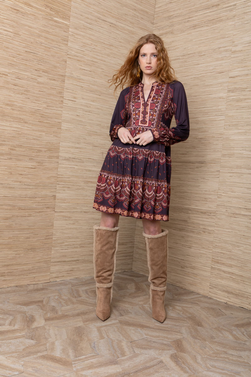 Reya Jersey Dress by Hale Bob
