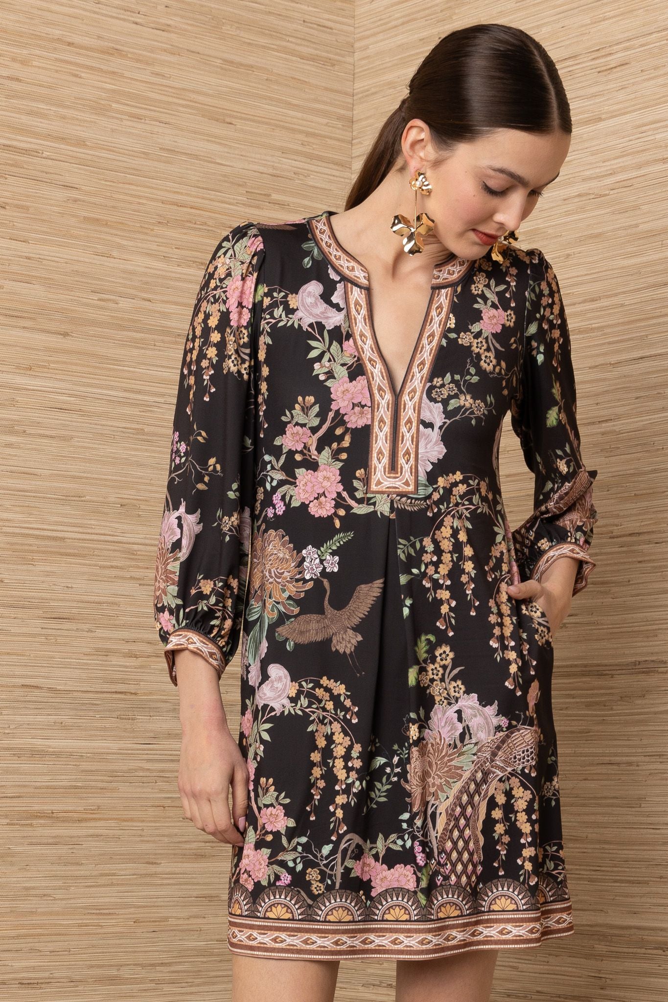 Ayah Jersey Dress by Hale Bob