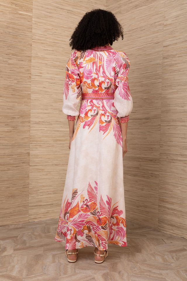 Hale Bob Jilli Boutique Belize Maxi Dress 5ZDT632M Party Wedding