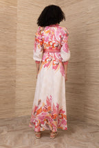 Hale Bob Jilli Boutique Belize Maxi Dress 5ZDT632M Party Wedding