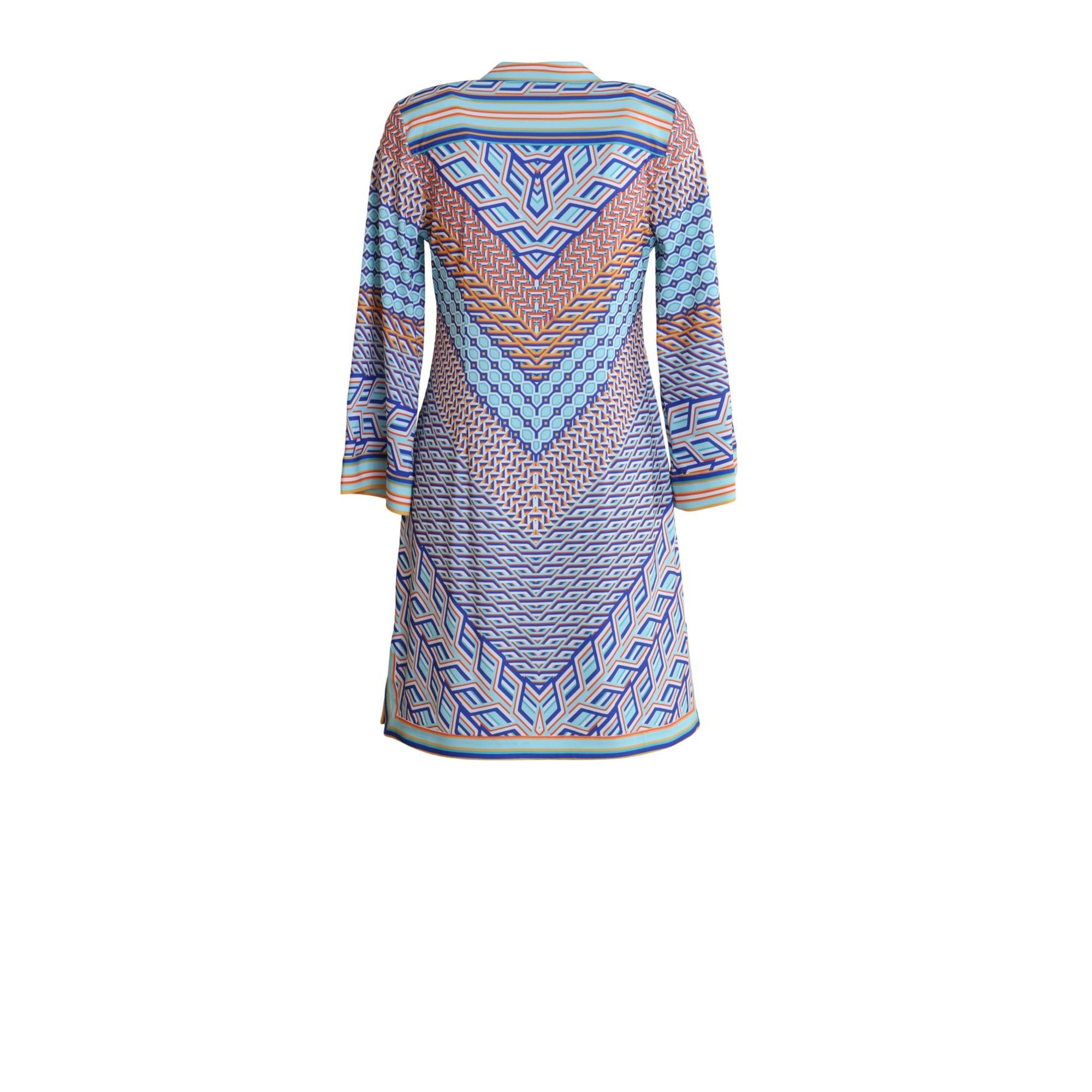 Benecia Jersey Dress by Hale Bob Jilli Boutique 62NT652A Blue