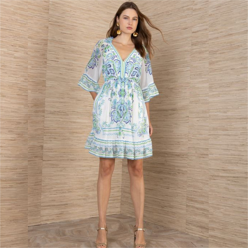 Berenice Washed Chiffon Dress Hale Bob Jilli Boutique