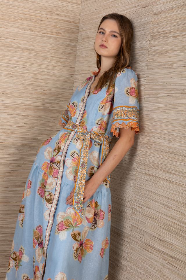 Hale Bob Brody Long Maxi Dress 64dc624M Jilli Boutique