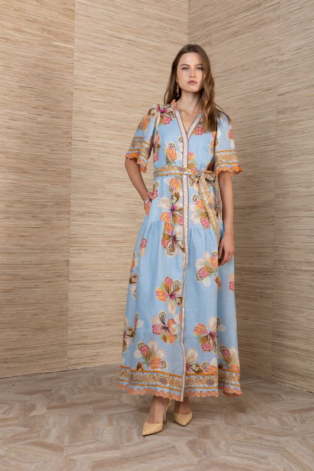 Hale Bob Brody Long Maxi Dress 64dc624M Jilli Boutique