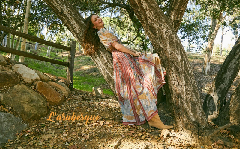 Liliosa Washed Chiffon Dress Hale Bob Jilli Boutique Atlanta wedding guest