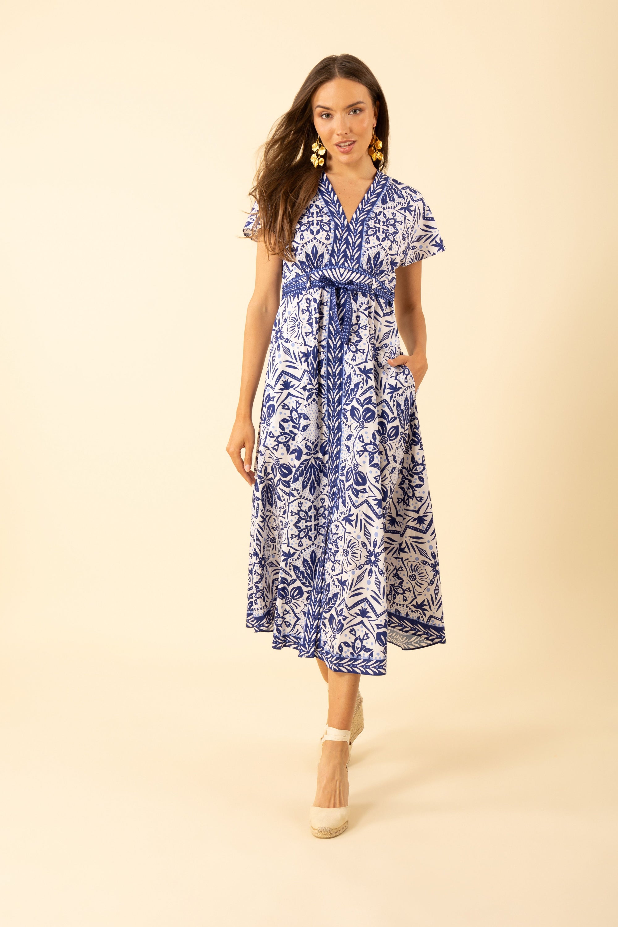 Galilea Poplin Dress Hale Bob Jilli Boutique 54UP654A SALE