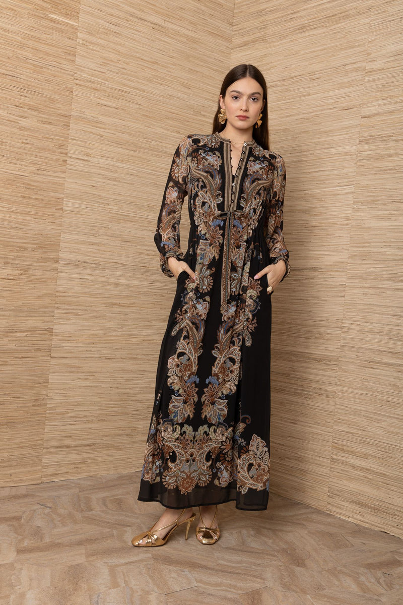 Isolde Maxi Dress Hale Bob 67BL612M Jilli Boutique Buckhead