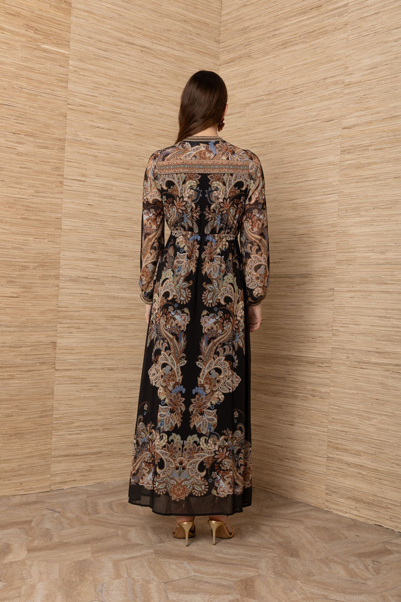 Isolde Maxi Dress Hale Bob 67BL612M Jilli Boutique Dunwoody