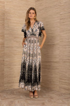 Sandra Charmeuse Maxi Dress Hale Bob Maxi Dress Jilli Boutique