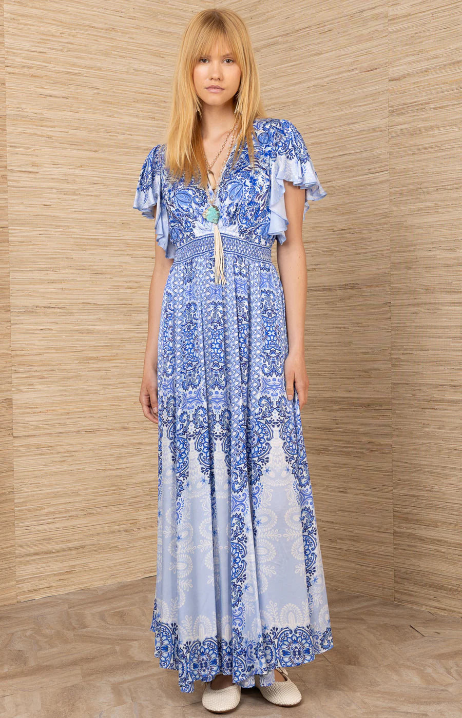 Sandra Charmeuse Maxi Dress Hale Bob Jilli Boutique