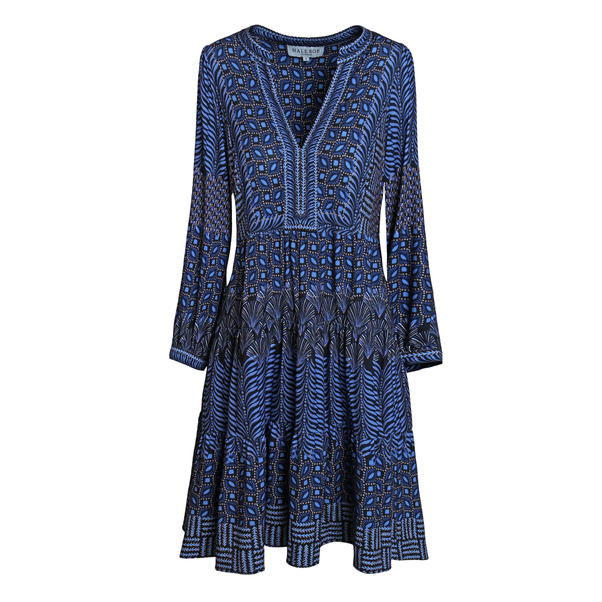 Wilder Matte Jersey Dress Navy by Hale Bob Jilli Boutique Atlanta