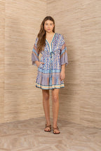 Hale Bob Theia Dress Jilli Washed Charmeuse 62NT650A