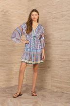 Hale Bob Theia Dress Jilli Boutique Washed Charmeuse 62NT650A
