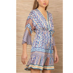 Hale Bob Theia Dress Jilli Boutique Washed Charmeuse 62NT650A