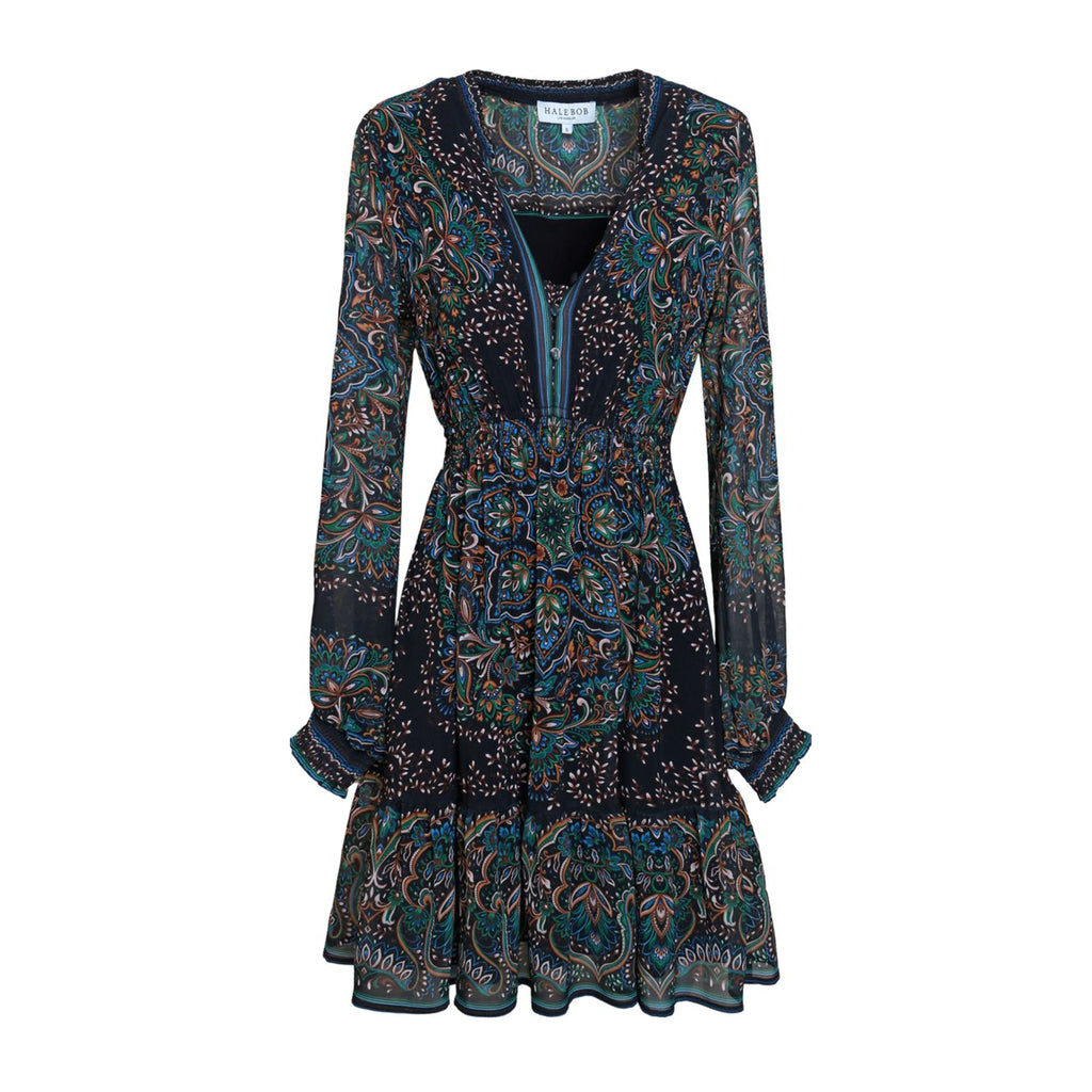68EL610A Winifred Dress Hale Bob Jilli Boutique Washed Chiffon