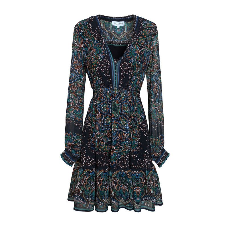 68EL610A Winifred Dress Hale Bob Jilli Boutique Washed Chiffon