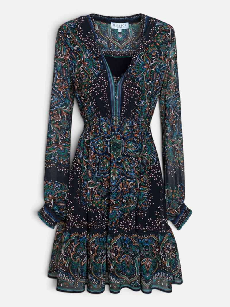 Reya Matte Jersey Dress by Hale Bob Jilli Boutique 68MO630A