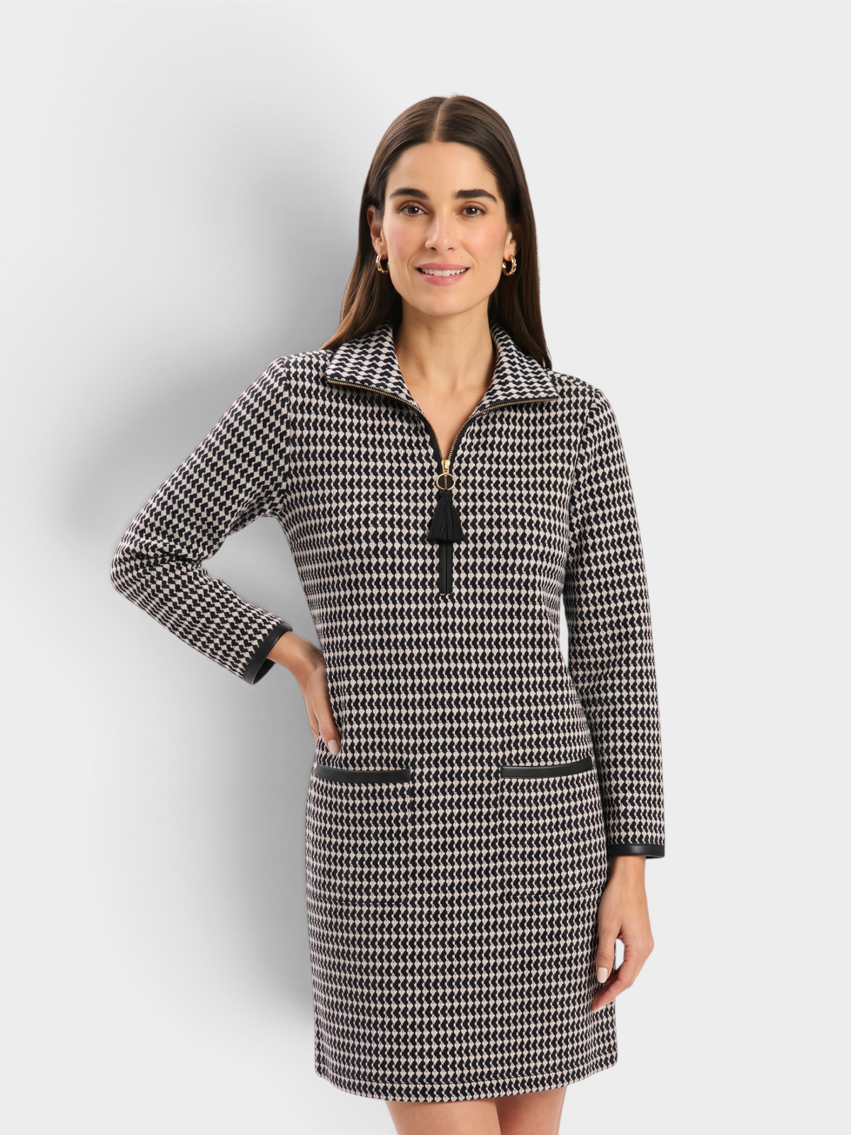 Tyler Boe Helena Knit Dress in Black Multi, Jilli Boutique 