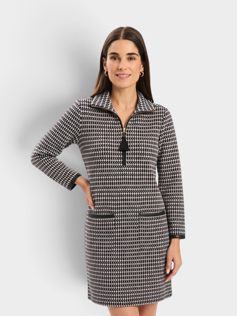 Tyler Boe Helena Knit Dress in Black Multi, Jilli Boutique 