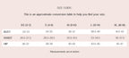 Hope For Flowers Jilli Boutique Size Guide