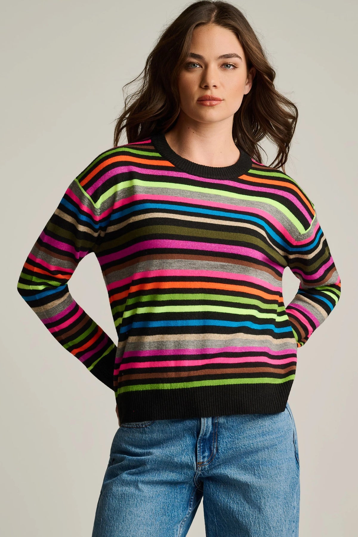 Hype The Stripe Sweater Lisa Todd Jilli Boutique 