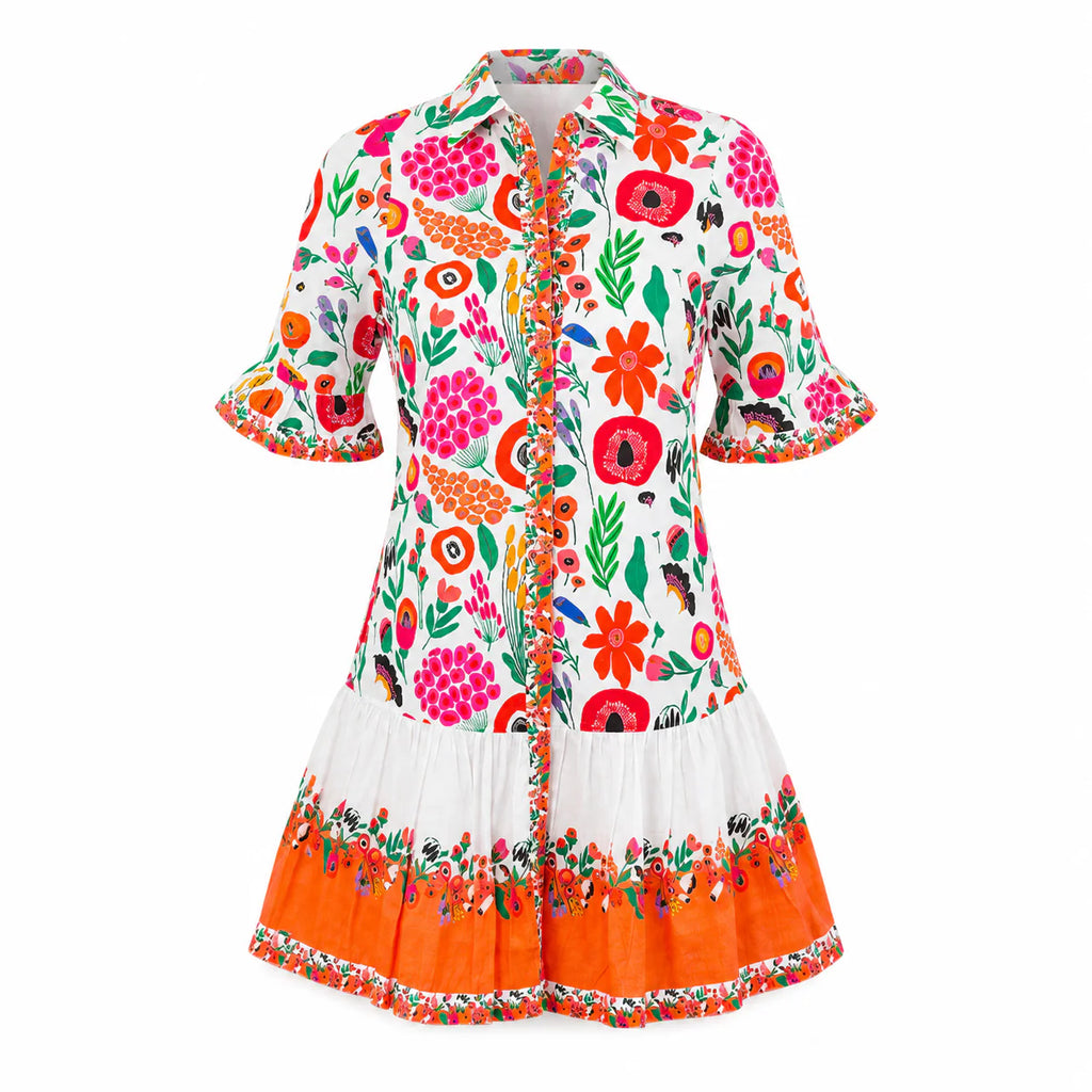 Lisbon Mini Dress Whimsy White Jilli Boutique Isla Payal