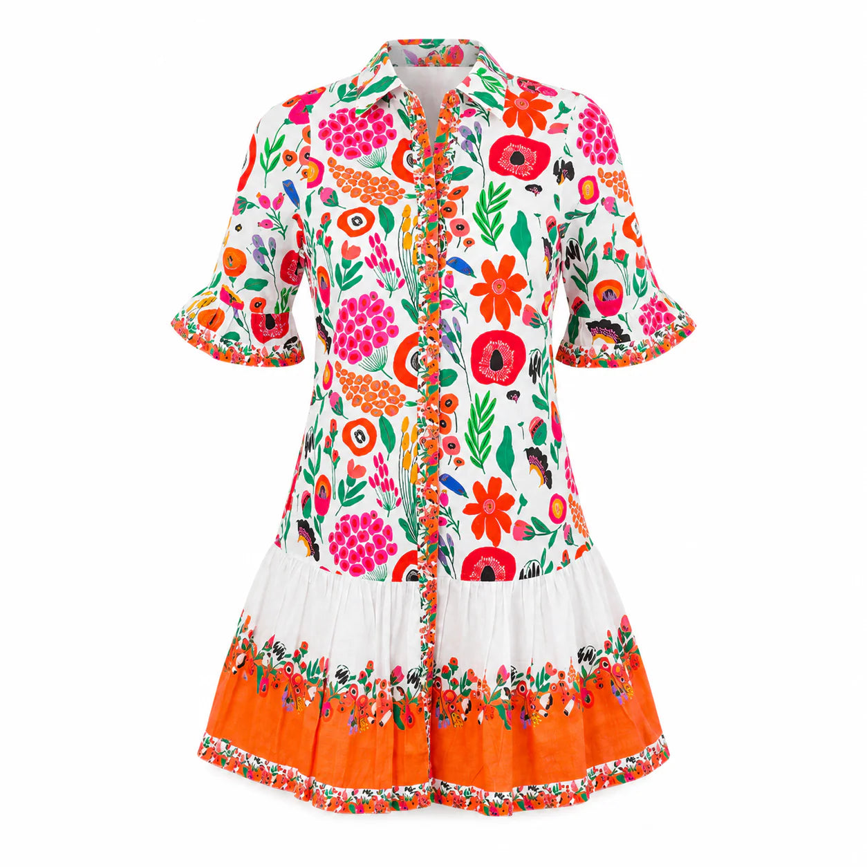 Lisbon Mini Dress Whimsy White Jilli Boutique Isla Payal