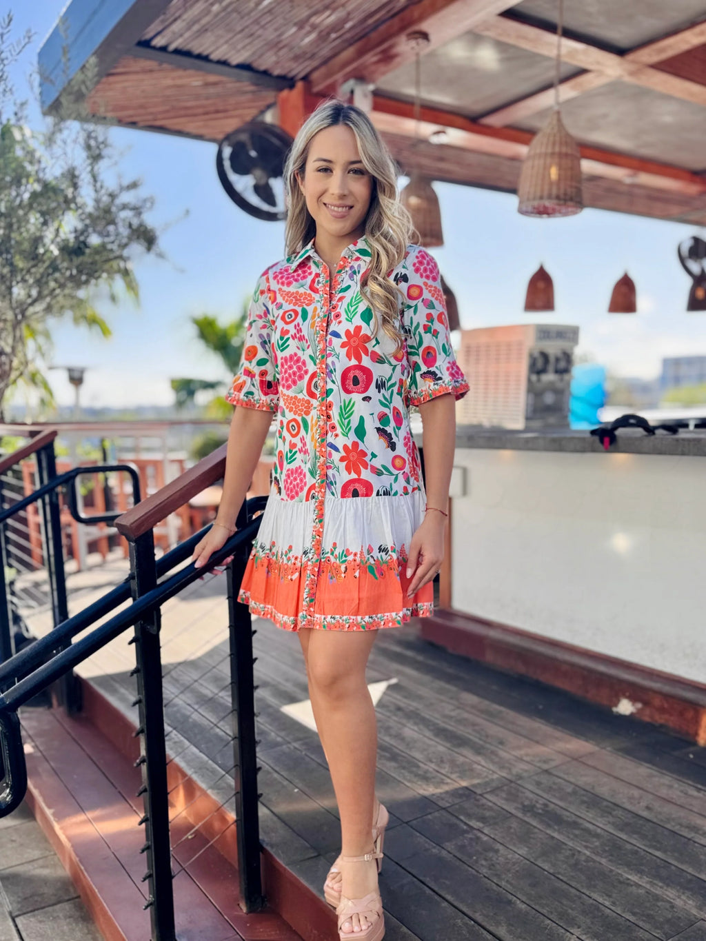 Lisbon Mini Dress Whimsy White Jilli Isla Payal