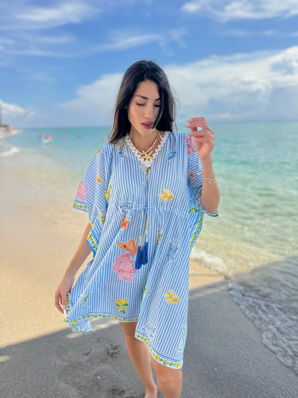 TAHITI MINI MARTINI BLUE Isla Payal Jilli Boutique Cover-up