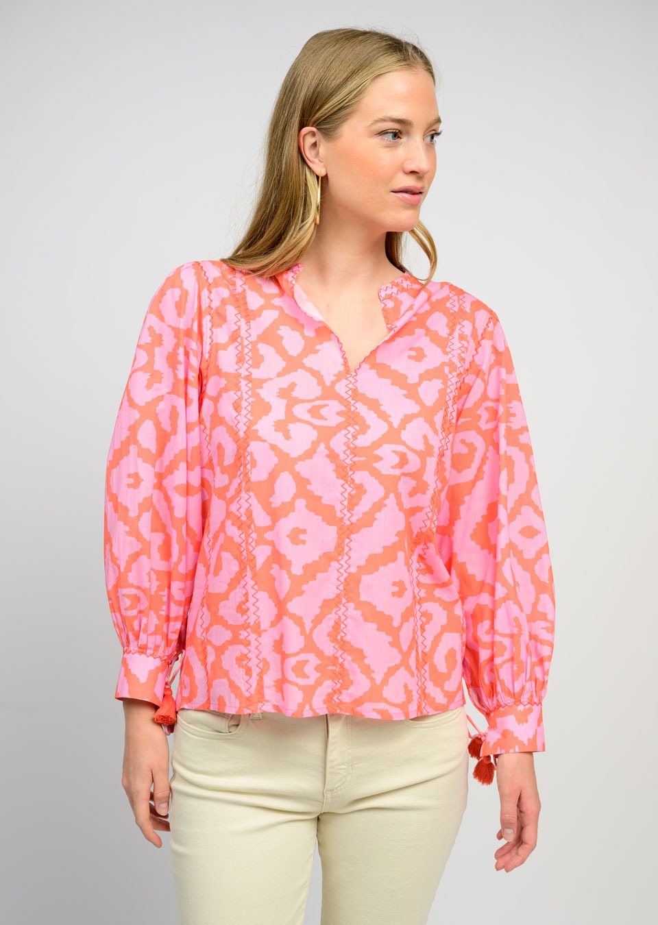 Ivy Jane Zig Zap Stitched Top Jilli Boutique 641486