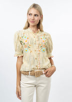 Ribbon Embroidered Blouse by Ivy Jane 641505 Jilli Boutique