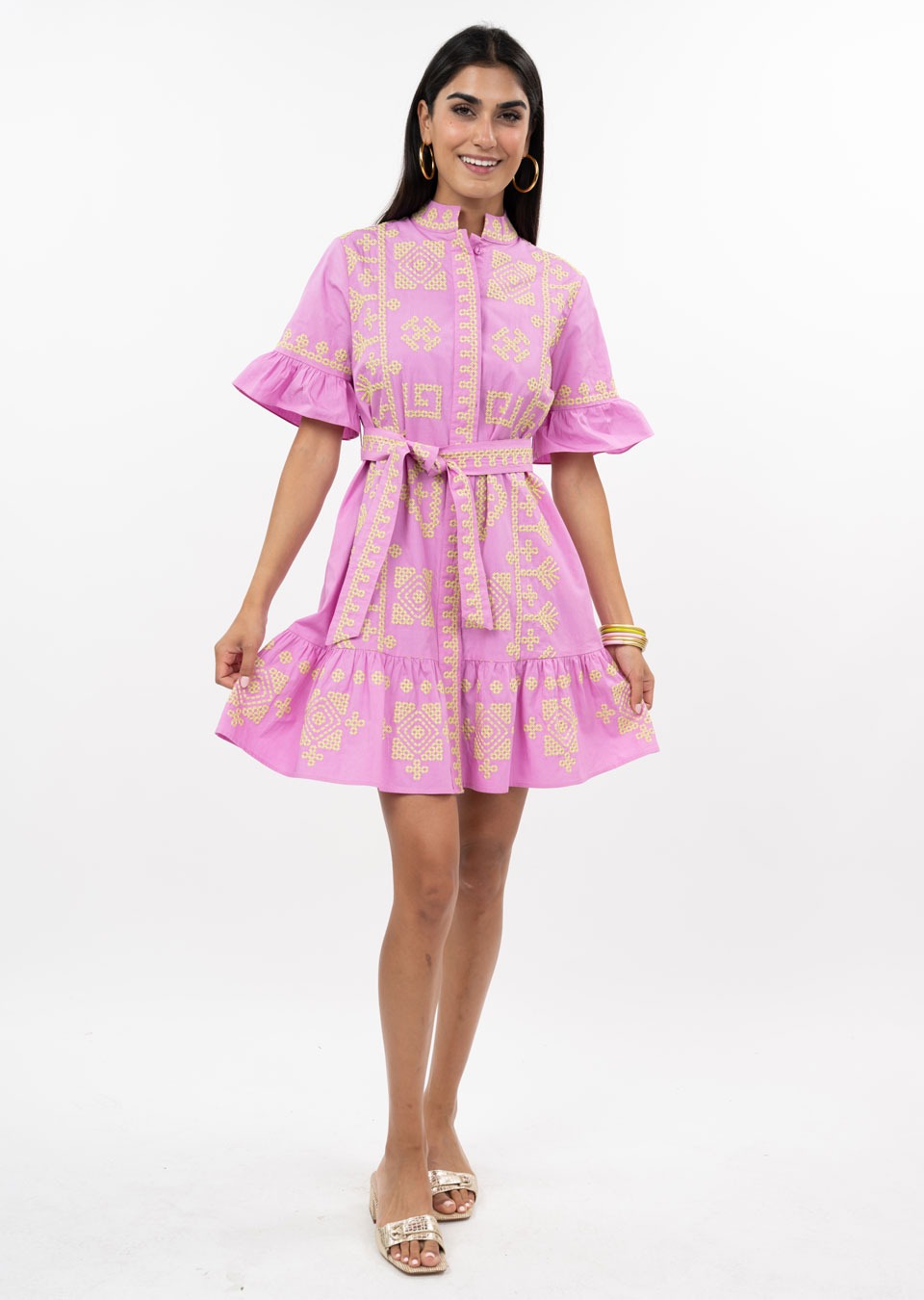 Ivy Jane Cross Stitched Dress 74633 Jilli Boutique Atlanta