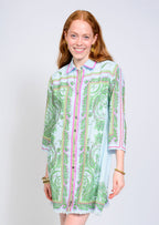 Paisley Shift Dress by Uncle Frank