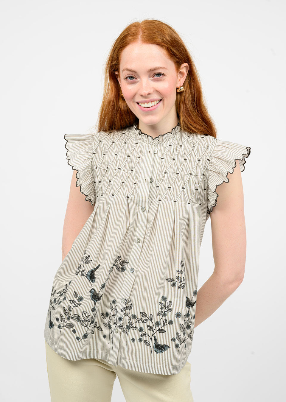 Ivy Jane Bird Border Top 641479 Jilli Boutique