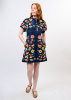 Carlota Navy Dress Sister Mary Jilli Boutique Buckhead Dunwoody