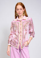 Paisley Border Shirt by Ivy Jane