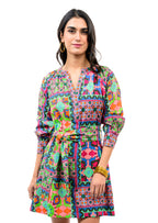Ivy Jane Popover Patch Print Dress 321122 Jilli Boutique Dunwoody