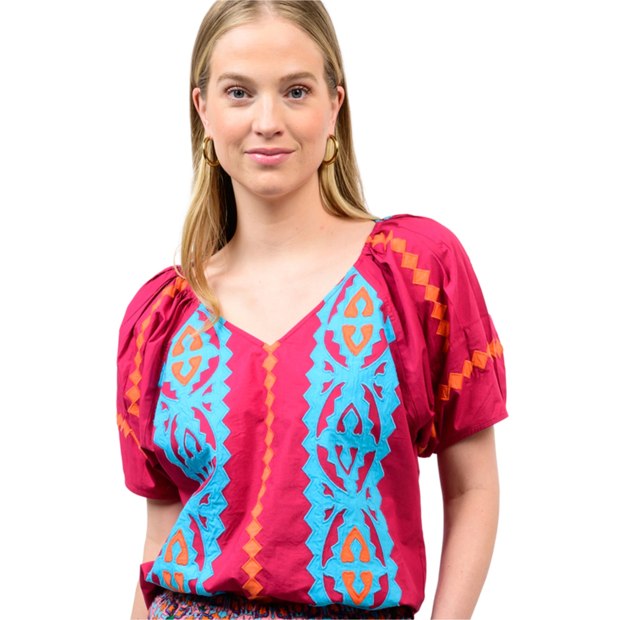 Ivy Jane Applique Top Jilli Boutique