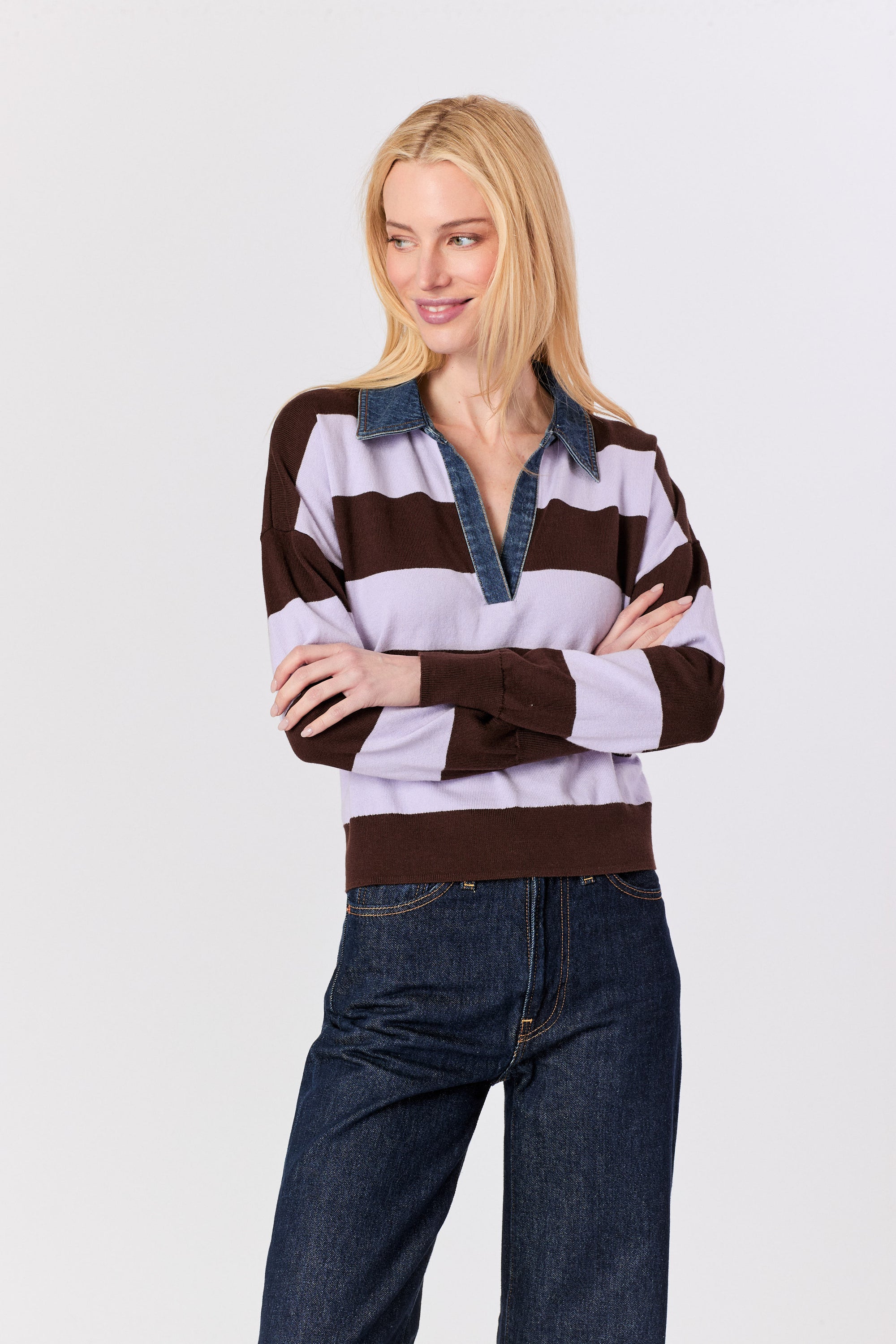 J. Society Rugby Shirt Jilli Boutique Cotton