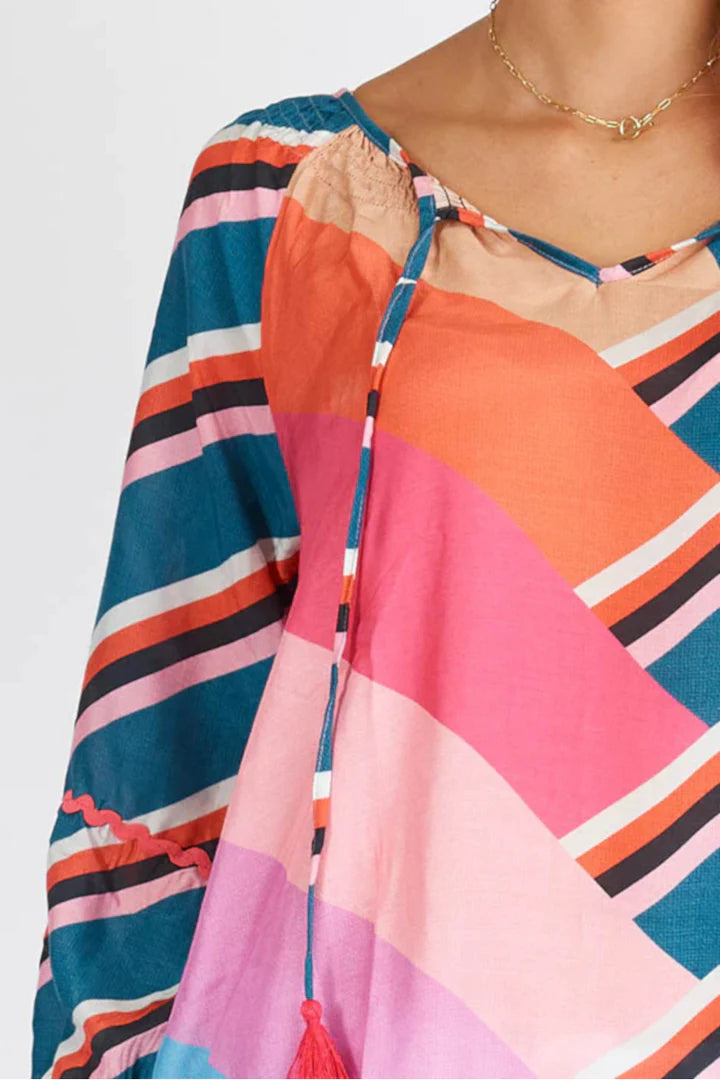 Jagger Top in Print Jilli Boutique Buckhead