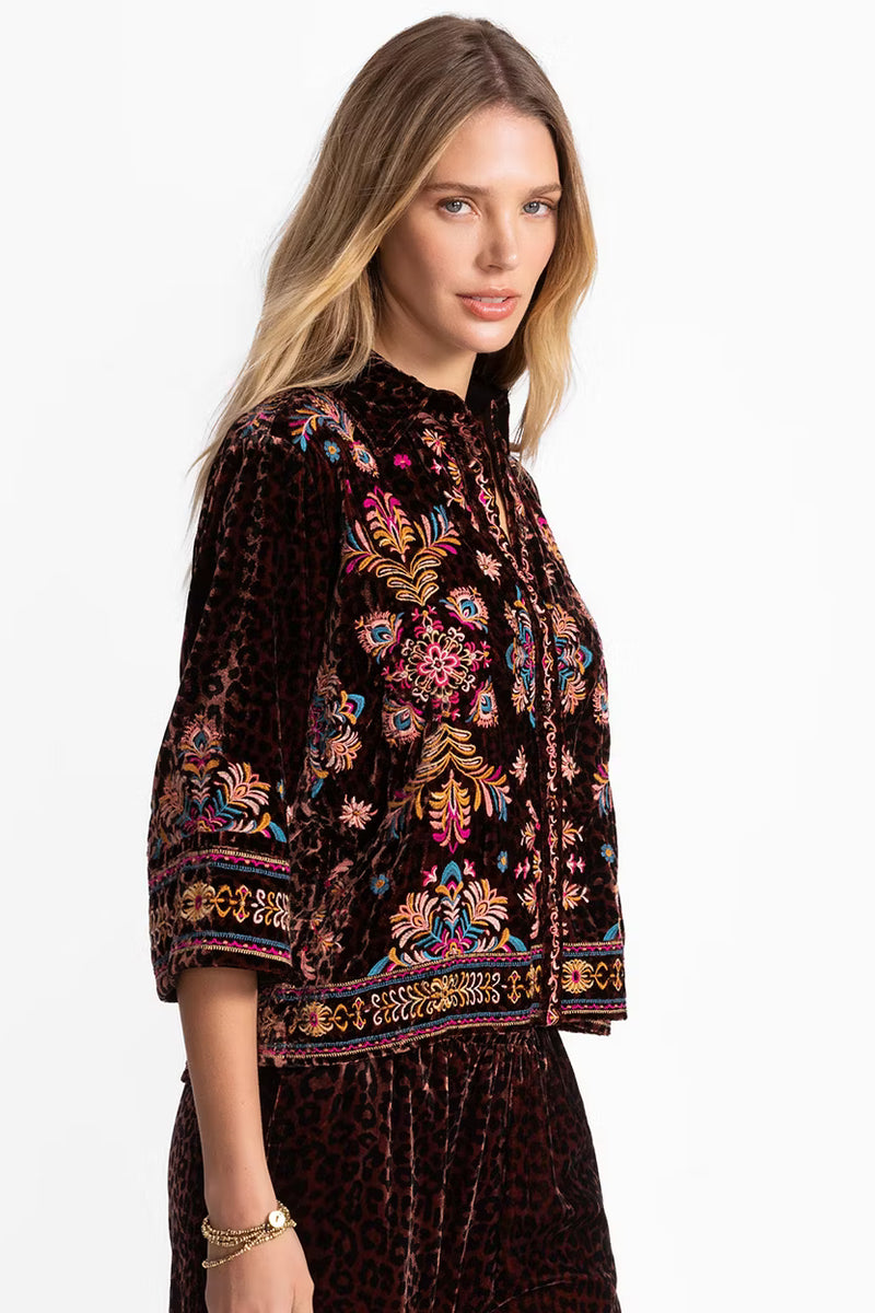 KIMONO SLEEVE TOP - BRANDI Johnny was jilli boutique jwla buckhead atlanta velvet