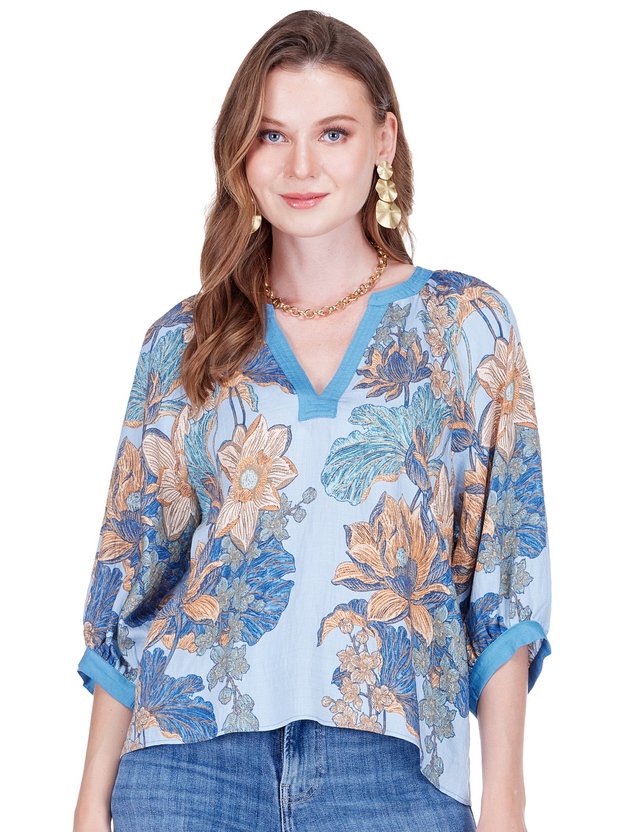 Antique Blossom Blouse