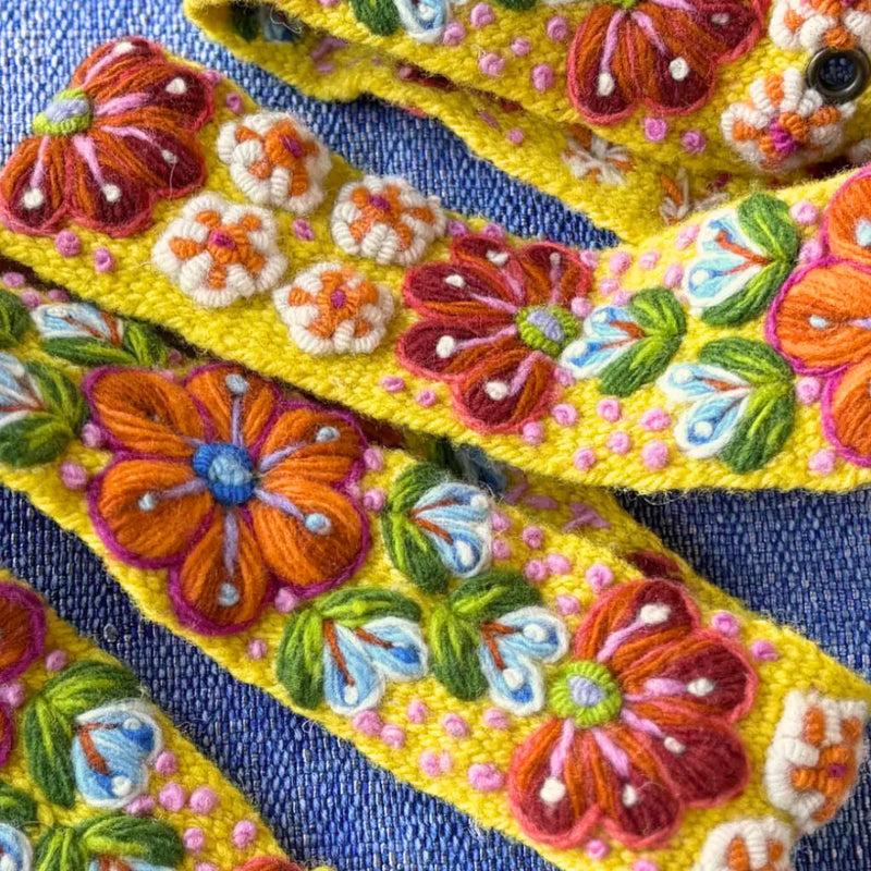 Jenny Krauss Golden Delicious Belt Jilli Boutique Embroidered