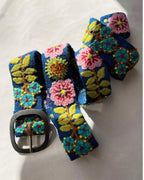 Sunshine Daydream Belt Embroidered Jenny Krauss Jilli Boutique Artisan