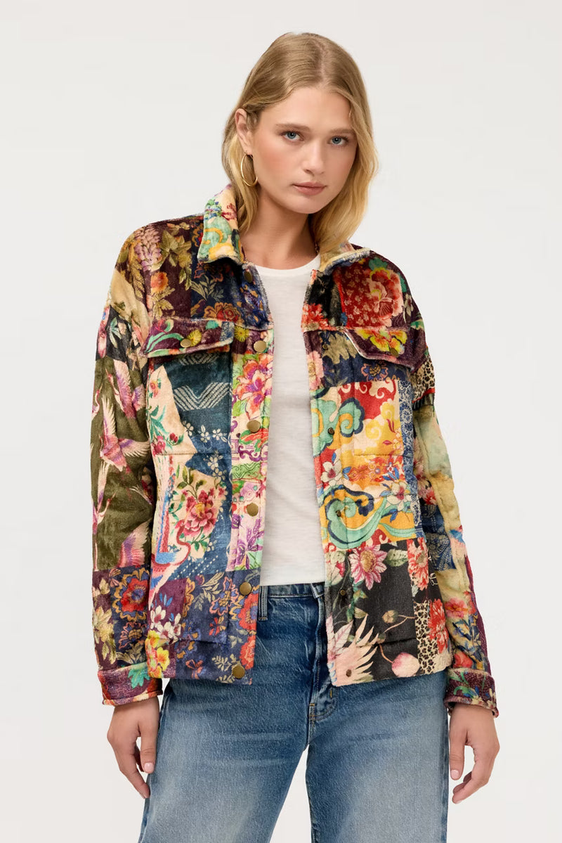 Amelie Sherpa Trucker Jacket - Fabiana Johnny Was Jilli Boutique
