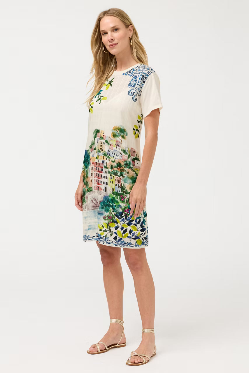 Johnny Was Ondora Jilli Boutique Crew Neck Tee Dress Buckhead