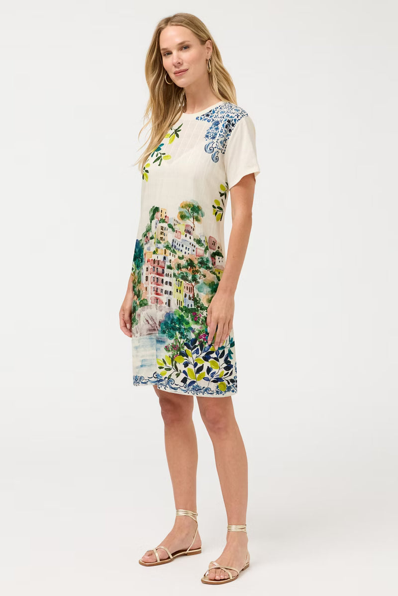 Johnny Was Ondora Jilli Boutique Crew Neck Tee Dress Buckhead