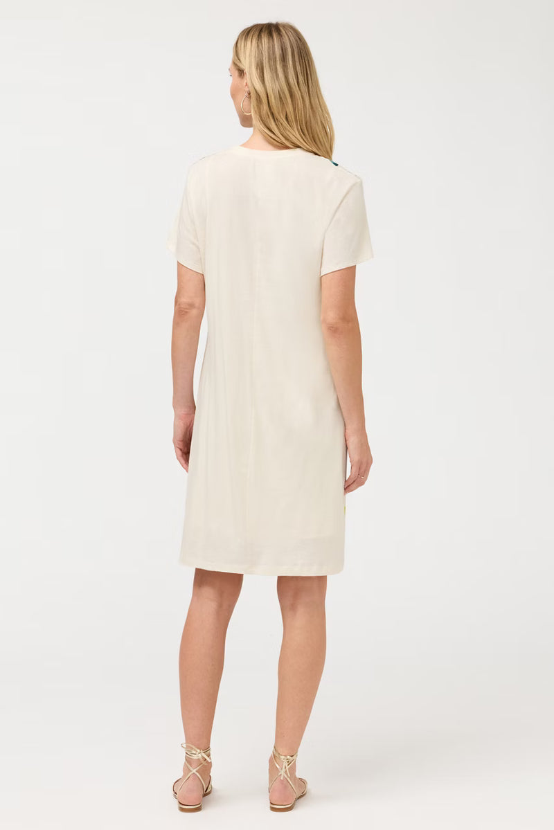 Johnny Was Ondora Crew Neck Tee Dress