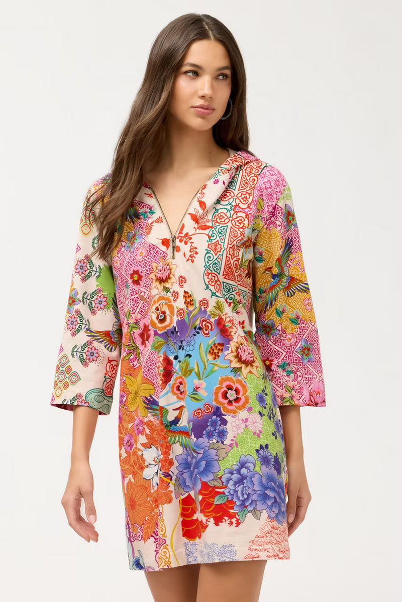 French Terry Baja Sweatshirt Dress Jilli Boutique Johnny Was